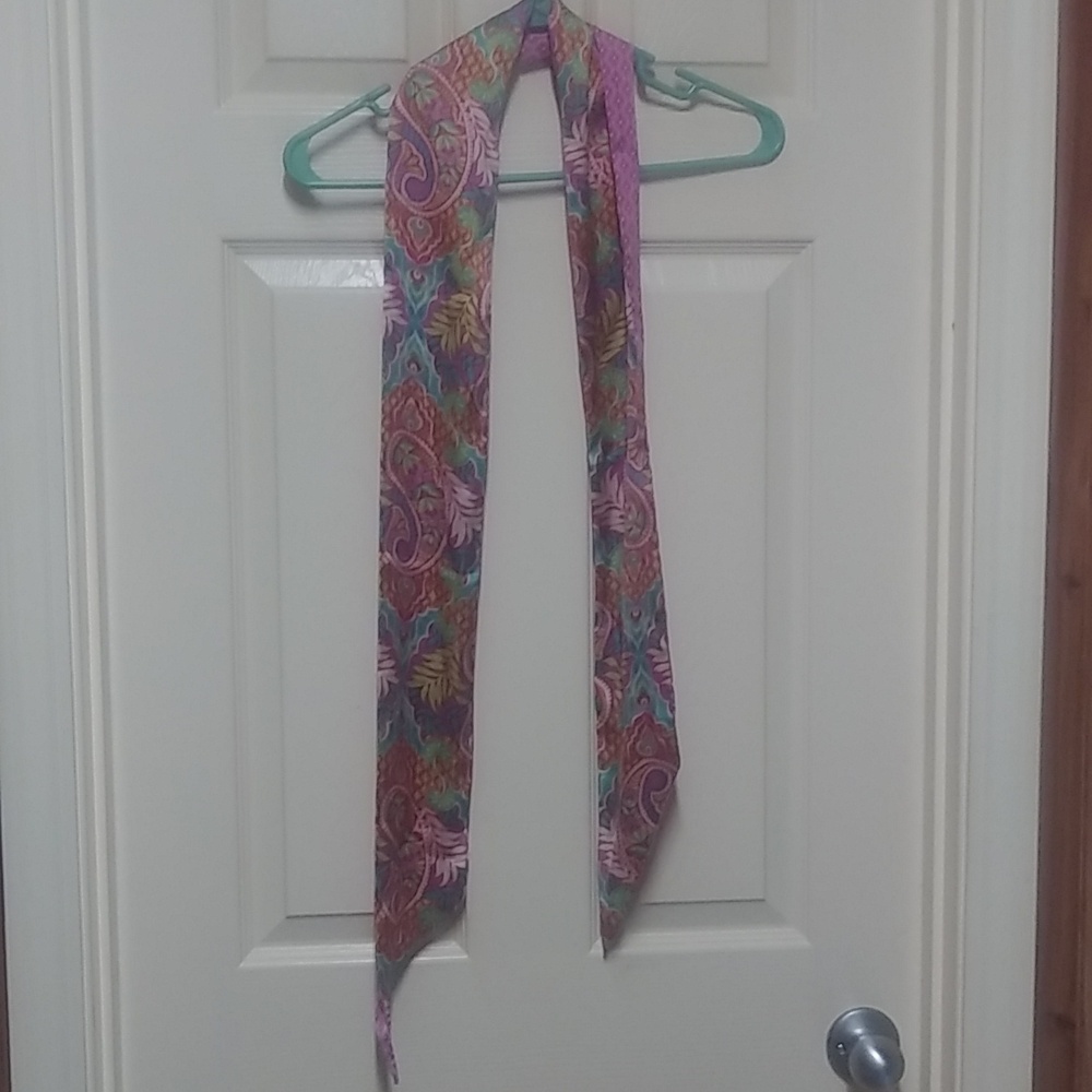 Vera Bradley Pony Tail Ponytail Reversible Scarf NWOT